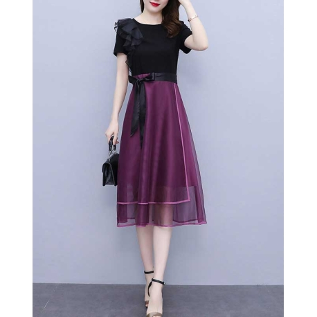 dress wanita korea D7265