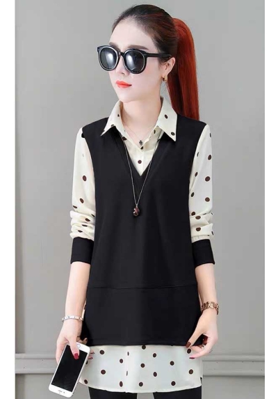 blouse wanita korea T6483