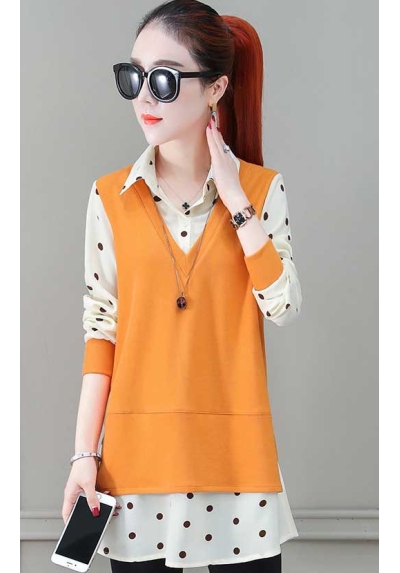 blouse wanita korea T6483