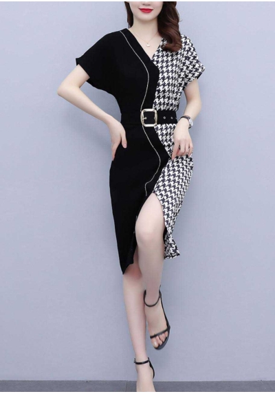 dress wanita korea D7278