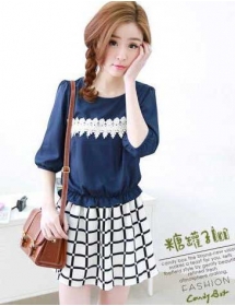 dress wanita import D1744