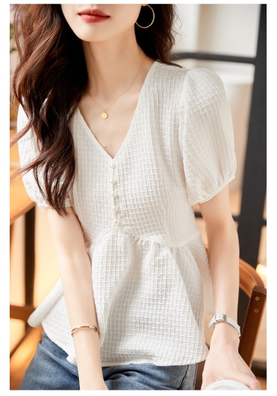 atasan blouse  wanita korea T7384