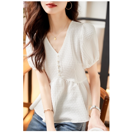 atasan blouse  wanita korea T7384