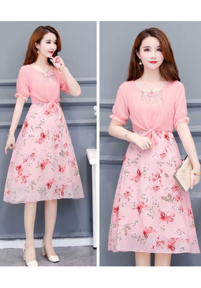 dress wanita korea D6334