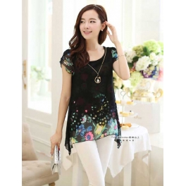 blouse chiffon import T1881