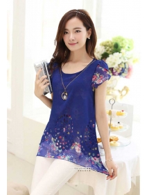 blouse chiffon import T1884