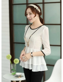 blouse wanita korea T1885