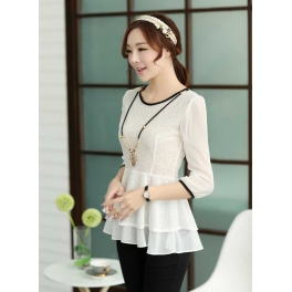 blouse wanita korea T1885