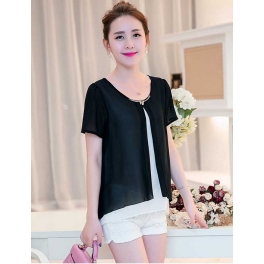 blouse chiffon import T1891