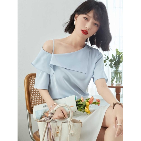 atasan blouse wanita korea T7409