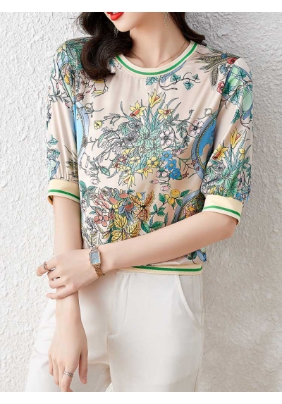 atasan blouse wanita korea T7411