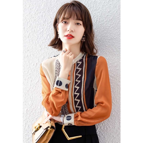 atasan blouse wanita korea T7413