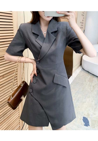 dress wanita korea D7322