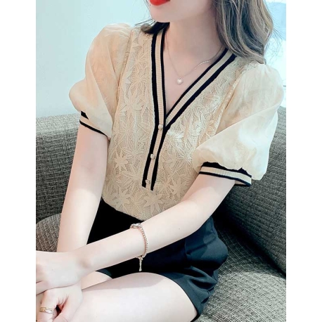 atasan blouse wanita korea T7414