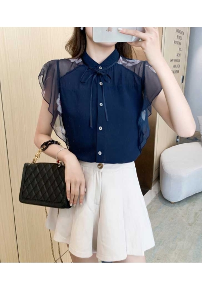 atasan blouse wanita korea T7418