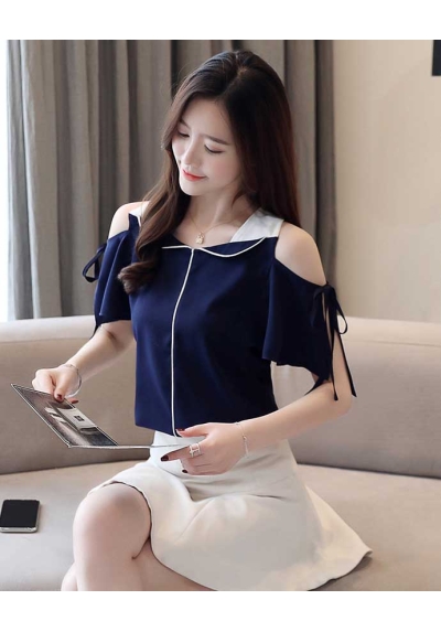 atasan blouse wanita korea T7426