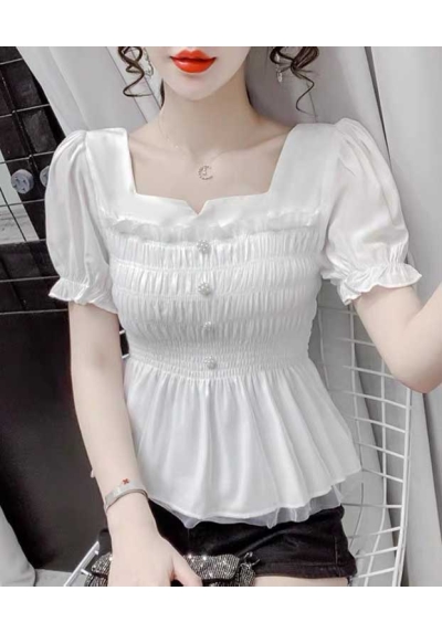 atasan blouse wanita korea T7432