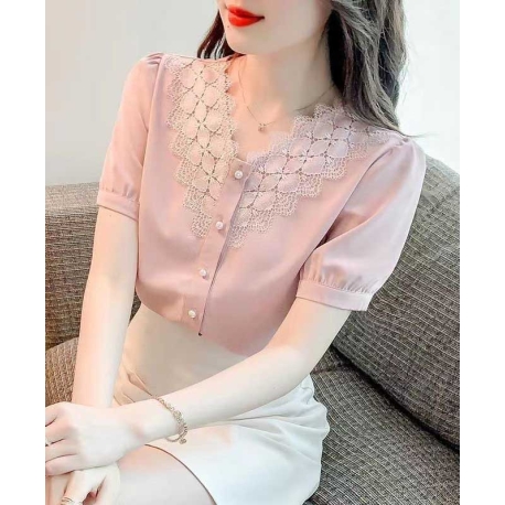 atasan blouse wanita korea T7432