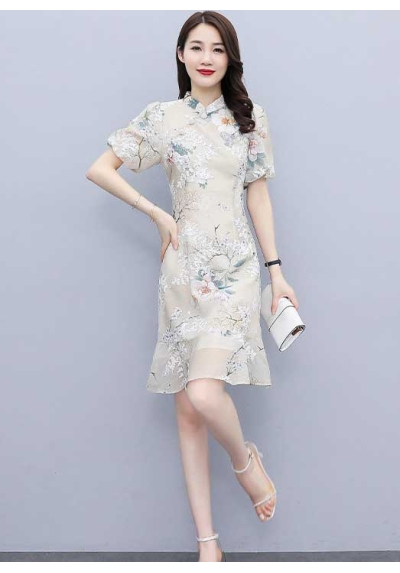 dress cheongsam import D7345