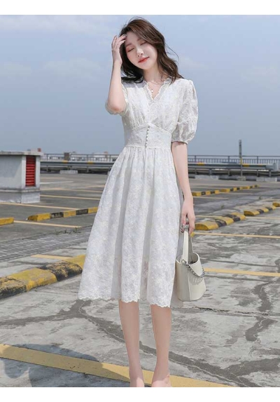 dress wanita korea D7346