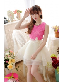 dress pesta korea D1776