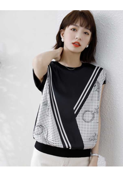 atasan blouse wanita korea T7438