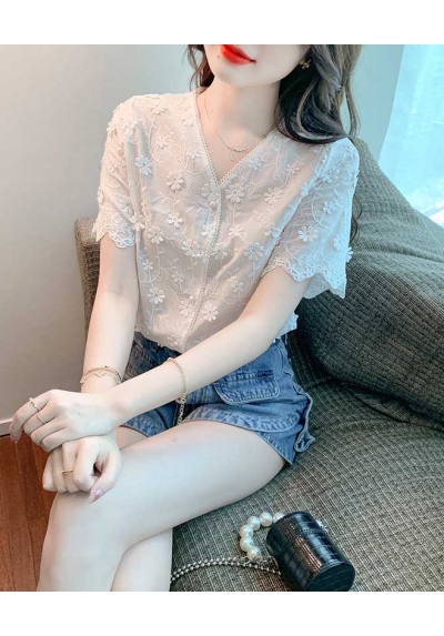 atasan blouse wanita korea T7438