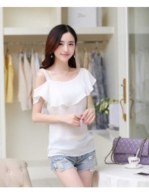 blouse chiffon import T1908