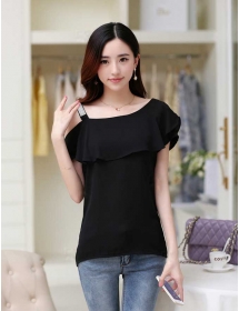 blouse chiffon import T1909