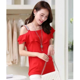 blouse chiffon import T1910