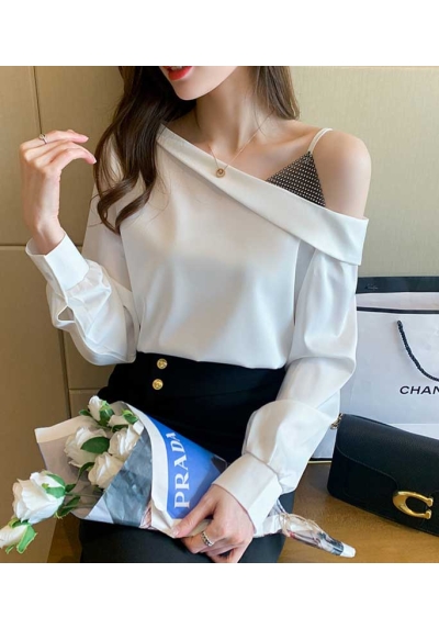 atasan blouse wanita korea T7451