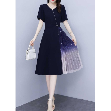 dress wanita korea D7359