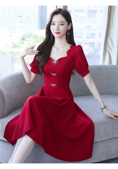 dress wanita korea D7366