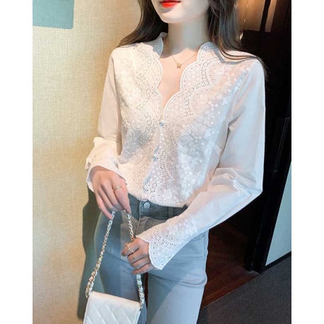 atasan blouse wanita korea T7454