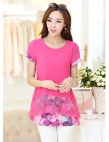 blouse chiffon import T1914