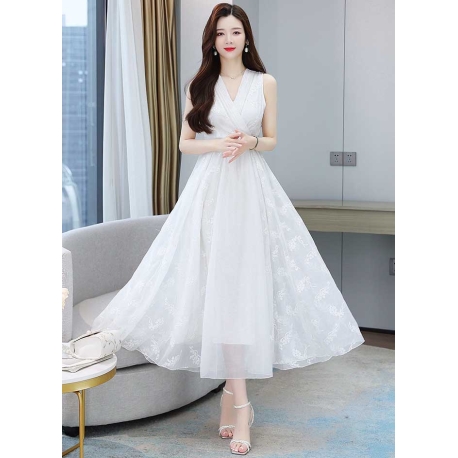 dress wanita korea D7377