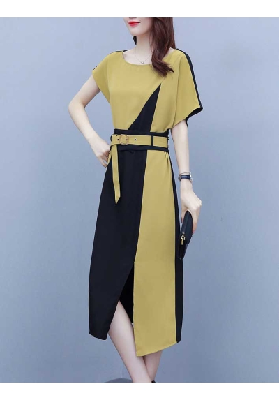 dress wanita korea D7388