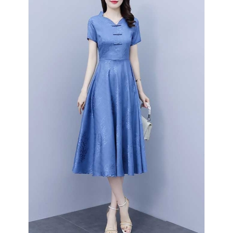 dress wanita korea D7391