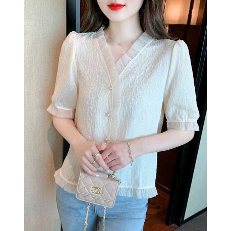 atasan blouse wanita korea T7480