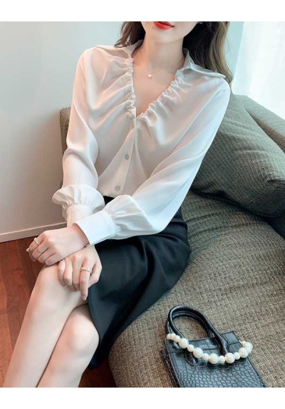 atasan blouse wanita korea T7481