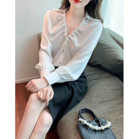 atasan blouse wanita korea T7481