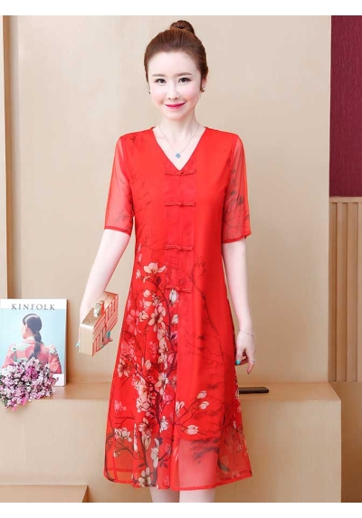 dress cheongsam import D6541