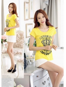 kaos wanita import T1934