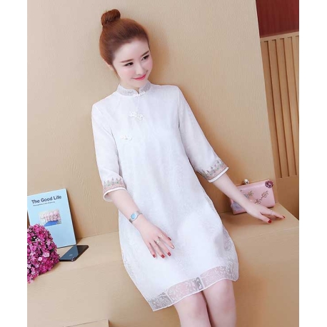 dress cheongsam import D7395