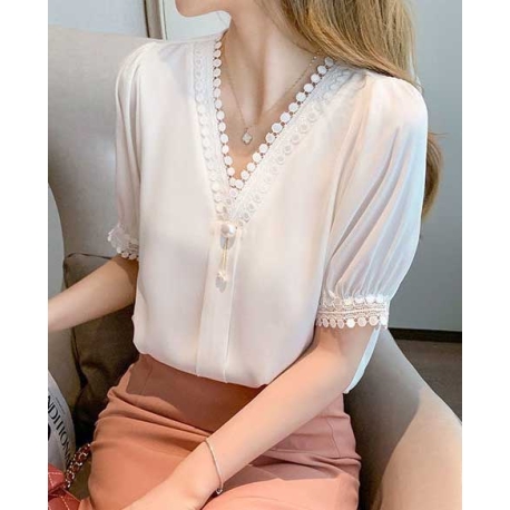 atasan blouse  wanita korea T7386