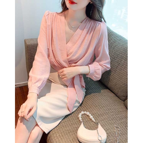 atasan blouse  wanita korea T7486