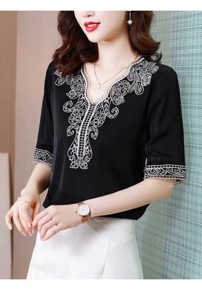 atasan blouse  wanita korea T7487