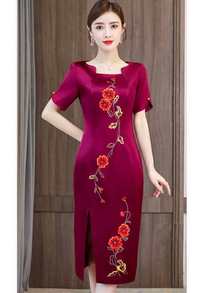 dress wanita korea D7398