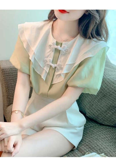 atasan blouse  wanita korea T7489