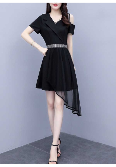 dress wanita korea D7390